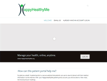 Tablet Screenshot of happyhealthyme.org